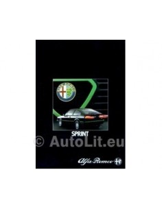 1984 Alfa Romeo Sprint Brochure Frans