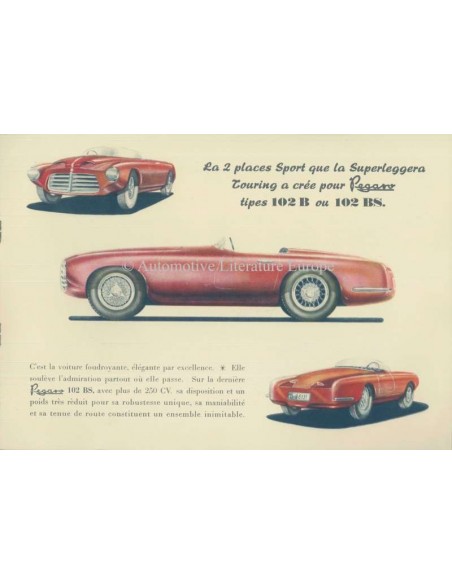 1954 PEGASO 102 B BS PROSPEKT FRANZÖSISCH