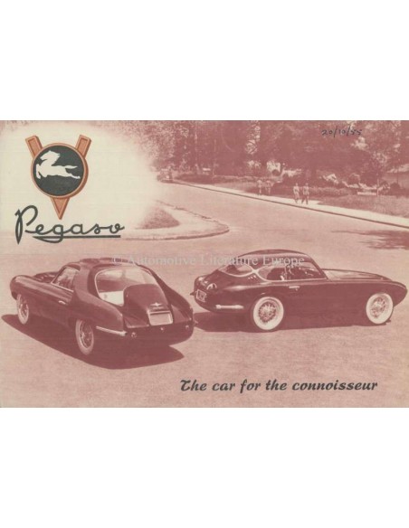 1954 PEGASO 102 B BS BROCHURE ENGELS