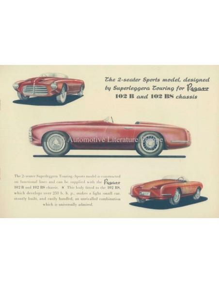 1954 PEGASO 102 B BS PROSPEKT ENGLISCH