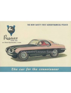 1954 PEGASO 102 B BS TOURING BROCHURE ENGLISH