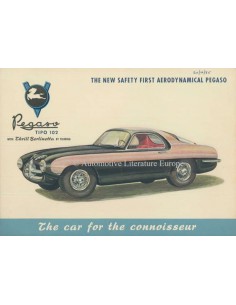 1954 PEGASO 102 B BS TOURING BROCHURE ENGLISH