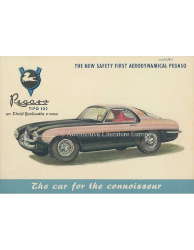 1954 PEGASO 102 B BS PROSPEKT TOURING ENGLISCH