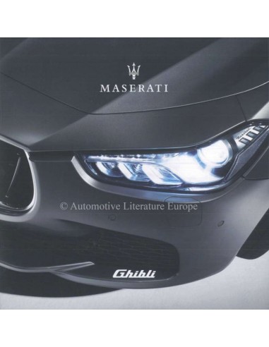 2017 MASERATI GHIBLI BROCHURE FRANS