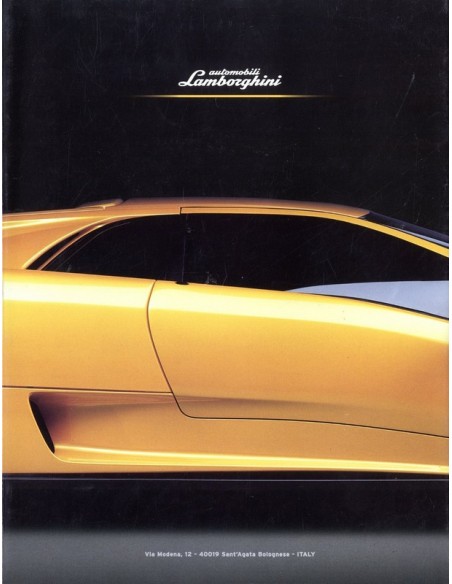 2000 LAMBORGHINI DIABLO 6.0 BROCHURE ENGELS