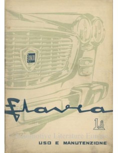 1964 LANCIA FLAVIA BETRIEBSANLEITUNG ITALIENISCH