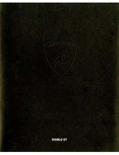 1999 LAMBORGHINI DIABLO GT BROCHURE ITALIAANS ENGELS
