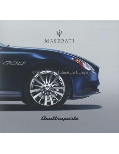 2017 MASERATI QUATTROPORTE GRANLUSSO GRANSPORT PROSPEKT DEUTSCH
