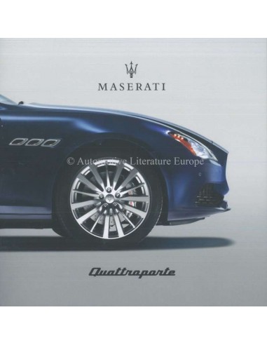 2017 MASERATI QUATTROPORTE GRANLUSSO GRANSPORT BROCHURE ITALIAANS