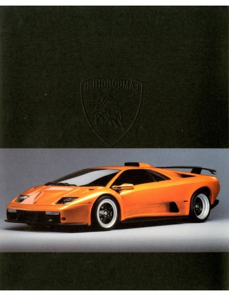 1999 LAMBORGHINI DIABLO GT BROCHURE ITALIAANS ENGELS