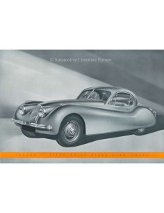1953 JAGUAR XK120 FIXED HEAD COUPE BROCHURE ENGLISH 2