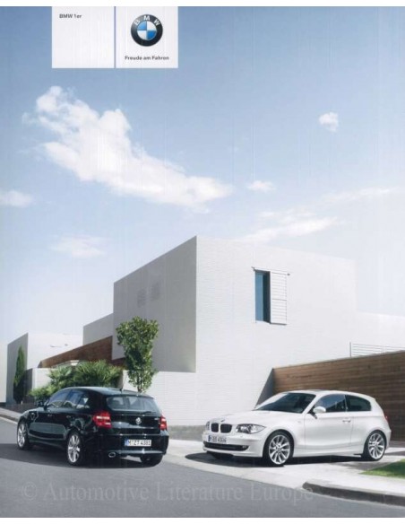 2009 BMW 1 SERIES BROCHURE GERMAN