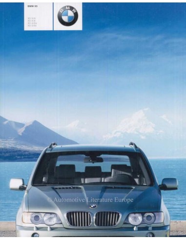 2003 BMW X5 PROSPEKT DEUTSCH