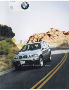 2001 BMW X5 BROCHURE ENGELS