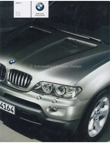 2003 BMW X5 PROSPEKT NIEDERLÄNDISCH