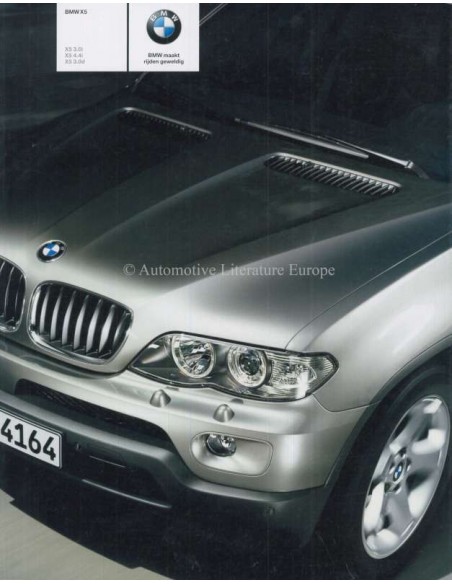 2003 BMW X5 BROCHURE NEDERLANDS