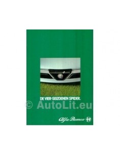 1984 ALFA ROMEO SPIDER BROCHURE NEDERLANDS