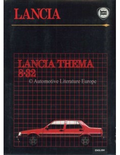 1986 LANCIA THEMA 8.32 PRESSEMAPPE ENGLISCH