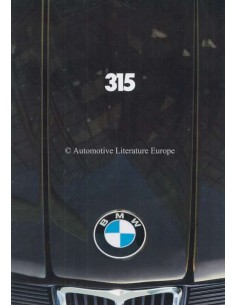 1981 BMW 3 SERIE BROCHURE NEDERLANDS
