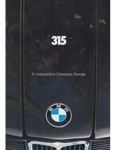 1981 BMW 3 SERIE BROCHURE NEDERLANDS
