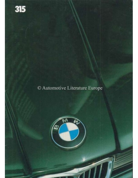 1983 BMW 3 SERIES BROCHURE DUTCH