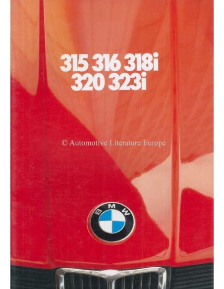 1982 BMW 3ER PROSPEKT NIEDERLÄNDISCH