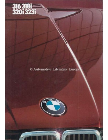 1984 BMW 3 SERIE LIMOUSINE BROCHURE NEDERLANDS