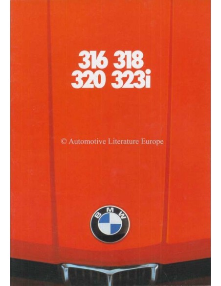1977 BMW 3 SERIES BROCHURE DUTCH