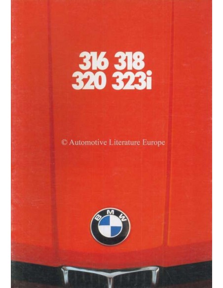 1979 BMW 3ER PROSPEKT NIEDERLÄNDISCH