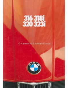1981 BMW 3 SERIES BROCHURE DUTCH