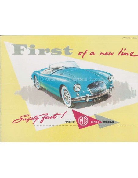1966 MG MGB GT BROCHURE NEDERLANDS