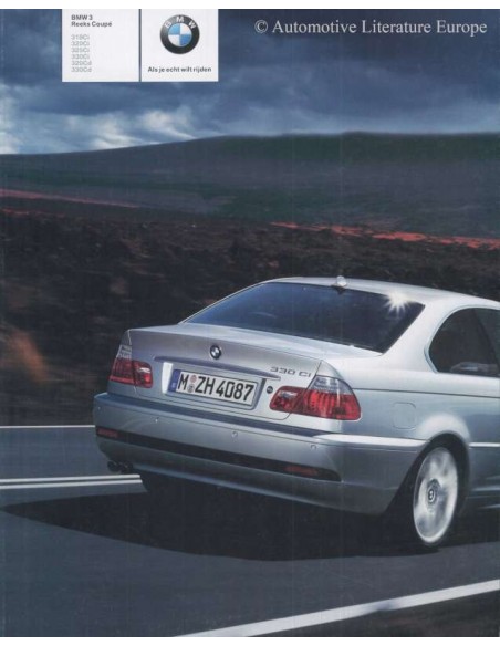 2003 BMW 3ER COUPÉ PROSPEKT NIEDERLANDISCH