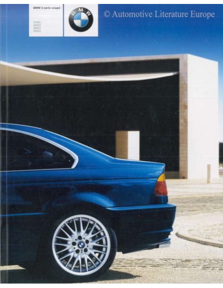 2000 BMW 3ER COUPÉ PROSPEKT NIEDERLÄNDISCH