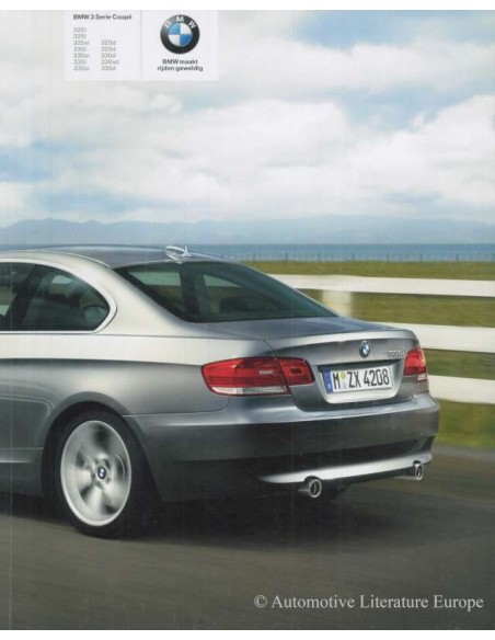 2008 BMW 3ER COUPÉ PROSPEKT NIEDERLÄNDISCH