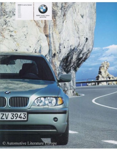 2003 BMW 3 SERIE SEDAN BROCHURE NEDERLANDS