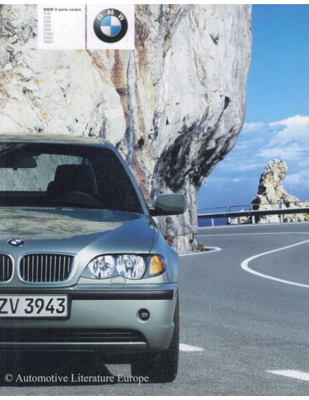 2001 BMW 3 SERIE SEDAN BROCHURE NEDERLANDS