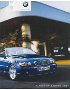 2003 BMW 3ER CABRIO PROSPEKT NIEDERLÄNDISCH