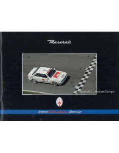 1996 MASERATI GHIBLI SELENIA OPEN CUP PROSPEKT ITALIENISCH ENGLISCH