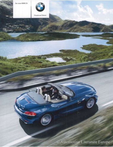 2009 BMW Z4 ROADSTER BROCHURE GERMAN