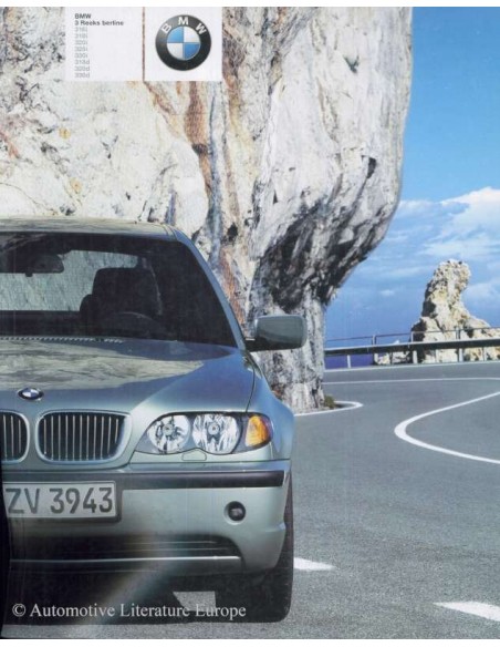 2001 BMW 3 SERIES LIMOUSINE BROCHURE DUTCH