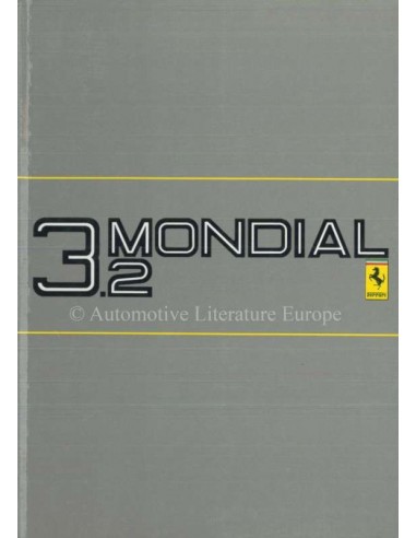 1985 FERRARI 3.2 MONDIAL INSTRUCTIEBOEKJE 377/85