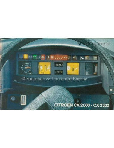 1974 CITROEN CX INSTRUCTIEBOEKJE NEDERLANDS