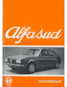 1973 ALFA ROMEO ALFASUD BETRIEBSANLEITUNG NIEDERLÄNDISCH