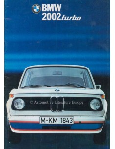 1974 BMW 2002 TURBO BROCHURE DUTCH
