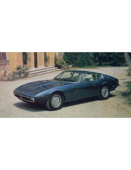 1969 MASERATI GHIBLI BROCHURE 'SCHAARS'