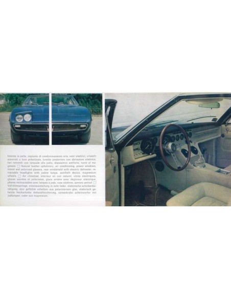 1969 MASERATI GHIBLI BROCHURE 'SCHAARS'