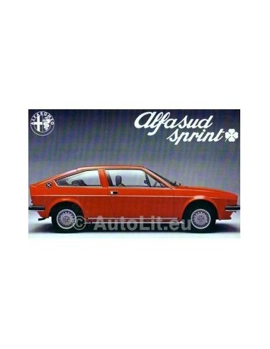 1977 ALFA ROMEO SPRINT Q BROCHURE NEDERLANDS
