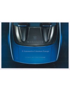 2004 MASERATI SPYDER 90TH ANNIVERSARY BROCHURE ITALIAN ENGLISH