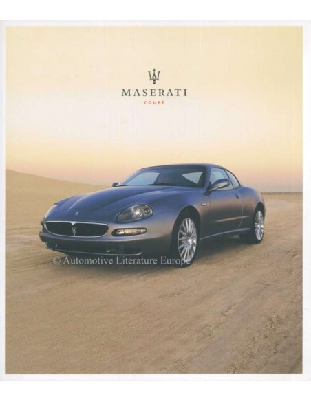 2003 MASERATI COUPE PROSPEKT ENGLISCH