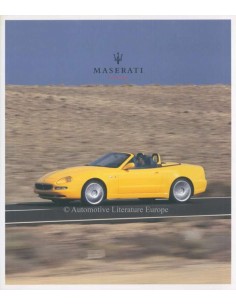 2002 MASERATI SPYDER BROCHURE ITALIAANS